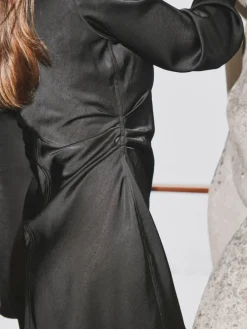 Neo Noir Jumari Heavy Sateen Dress 166937< Kjoler