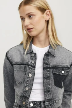 Jjxx Jxfiona Regular Denim Jacket< Overtøj & Jakker|Ammevenligt Tøj
