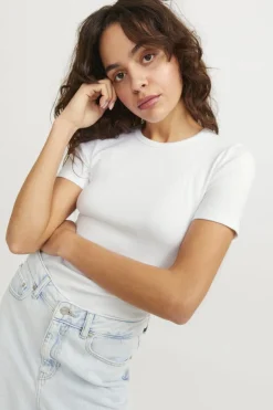 Jjxx Jxfrankie Str Ss Rib Tee< T-Shirts & Toppe