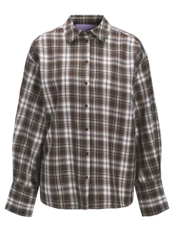 Jjxx Jxhailey Bella Flannel Ls Shirt Ln< Bluser & Skjorter|Ammevenligt Tøj