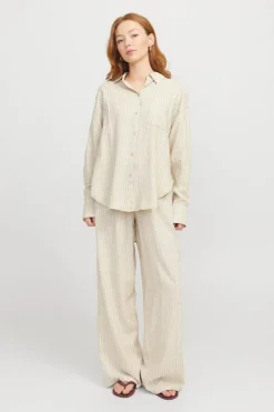 Jjxx Jxjamie Breeze Summer Ls Shirt Sn< Bluser & Skjorter|Ammevenligt Tøj