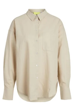 Jjxx Jxjamie Ls Rlx Linen Blend Shirt Sn< Bluser & Skjorter