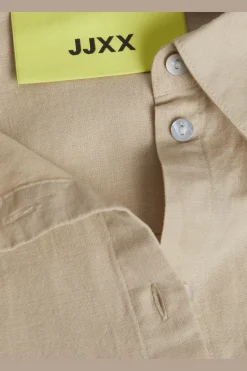 Jjxx Jxjamie Ls Rlx Linen Blend Shirt Sn< Bluser & Skjorter