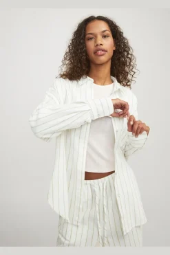 Jxjamie Ls Rlx Linen Blend Shirt Sn*Jjxx New