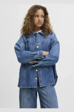 Jjxx Jxjamila Ls Denim Overshirt R282 Ln< Bluser & Skjorter