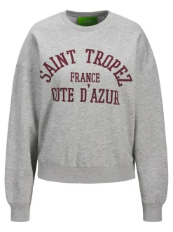 Jjxx Jxmerle Rlx Short Ls Crew Swt Ln< Sweatsæt & Comfy Wear|Bluser & Skjorter