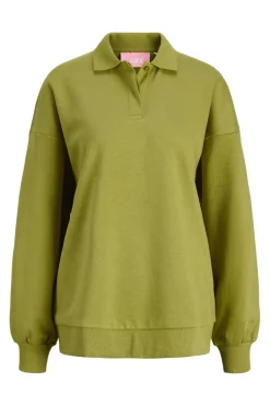 Jjxx Jxpaloma Loose Ls Polo Swt Ln< Sweatsæt & Comfy Wear|Bluser & Skjorter