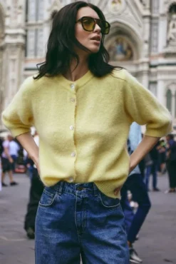 Noella Kae Ss Knit Cardigan 12940086< Cardigans