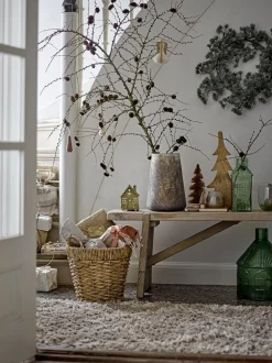 Kamila Vase, Grøn, Genanvendt Glas*Bloomingville Sale