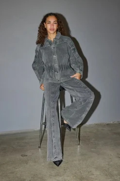 Co´Couture Kellancc Button Jeans 41071< Sæt 🛍️|Bukser, Jeans & Leggings