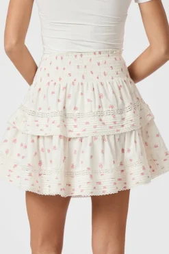 Neo Noir Kenia Fleurie Skirt 292< Nederdele