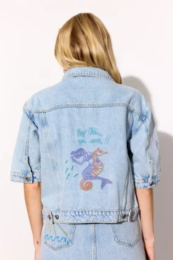 Hunkøn Kenna Denim Jacket 26020< Overtøj & Jakker