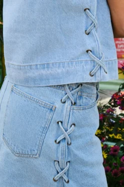 Neo Noir Kessia Braid Skirt 165509< Sæt 🛍️|Nederdele