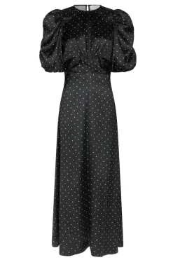 Neo Noir Kikka Dot Dress 166646< Kjoler