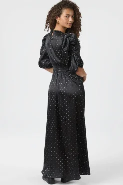 Neo Noir Kikka Dot Dress 166646< Kjoler