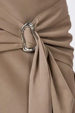 Kit Dull Sateen Skirt 165565*Neo Noir Outlet