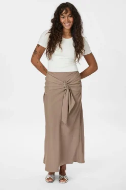 Kit Dull Sateen Skirt 165565*Neo Noir Outlet