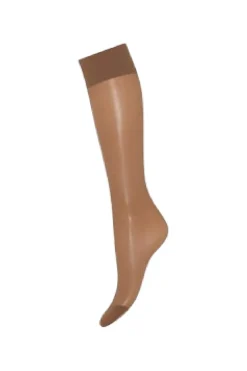 Decoy Kneehigh Silklook 2Pk 20 46670-0< Strømper & Strømpebukser