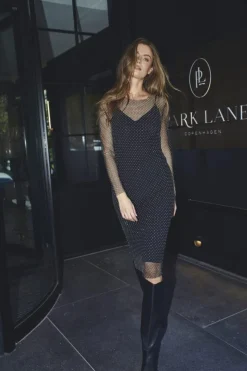 Co´Couture Krystalcc Net Dress 36545< Kjoler