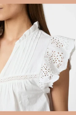 Kyoti Embroidery Top 165109*Neo Noir Clearance