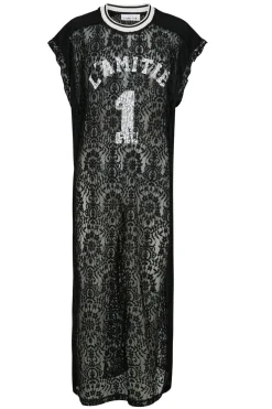 Lace Football Frill Dress HL10132*Haute L'Amitié Outlet