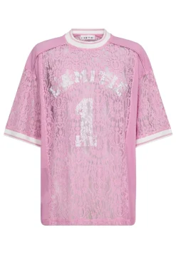 Haute L'Amitié Lace Football Tee HL10001< T-Shirts & Toppe