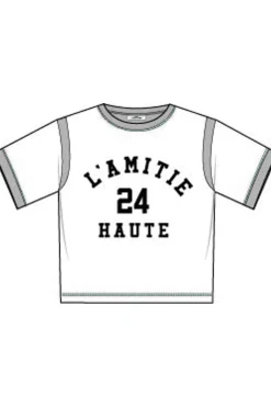 Haute L'Amitié L'Amitié Loose Team Tee HL10013< T-Shirts & Toppe