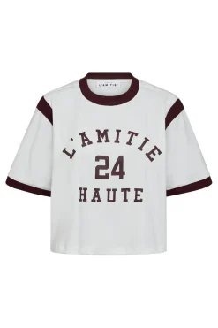 Haute L'Amitié L'Amitié Loose Team Tee HL10013< T-Shirts & Toppe