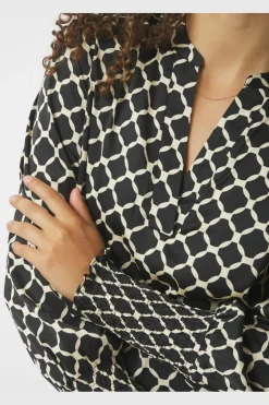 Landa Tile Print Blouse 166926*Neo Noir Online