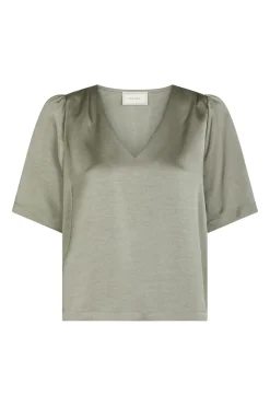 Largo Heavy Sateen Blouse 160108*Neo Noir Online