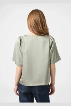 Largo Heavy Sateen Blouse 160108*Neo Noir Online