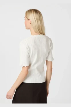 Larifa Stitch Knit Tee 165311*Neo Noir Best