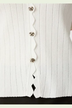 Larifa Stitch Knit Tee 165311*Neo Noir Best