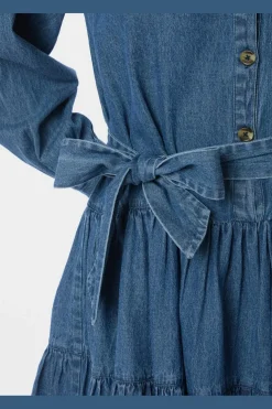 Neo Noir Latifana Denim Dress 166987< Kjoler|Ammevenligt Tøj