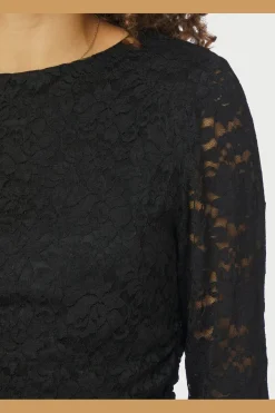 Neo Noir Lenida Lace Blouse 166833< Bluser & Skjorter