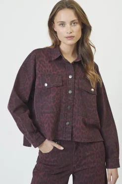 Leocc Denim Crop Shirt 35931*Co´Couture Sale