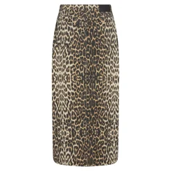 Co´Couture Leocc Denim Slit Skirt 34110< Nederdele