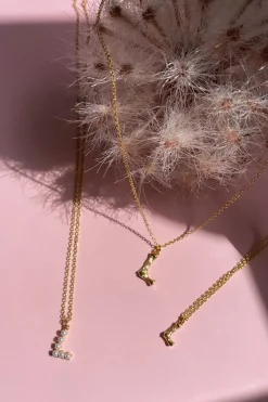 Letter Rustik Necklace*Mellow Moon Discount