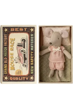 Maileg Lillesøster Mus I Tændstikæske<Børn Bad, Leg & Interiør
