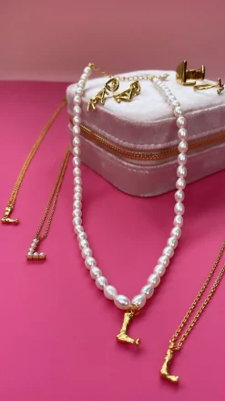 Lilli Letter Necklace*Mellow Moon Sale