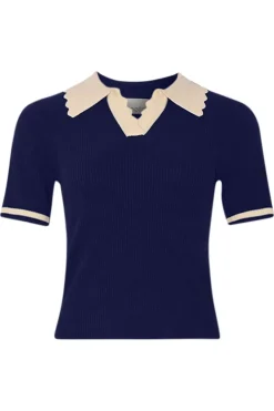Noella Lilo Polo Knit 13800002< Bluser & Skjorter|Strik