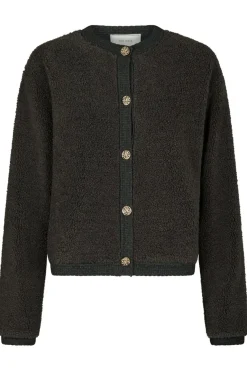 Limo Fluffy Knit Cardigan 161963*Neo Noir Outlet