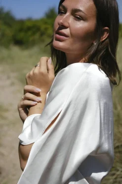 Neo Noir Liora Heavy Sateen Blouse 165567< Bluser & Skjorter