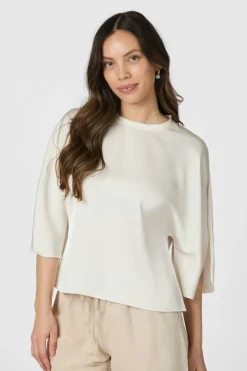 Neo Noir Liora Heavy Sateen Blouse 165567< Bluser & Skjorter