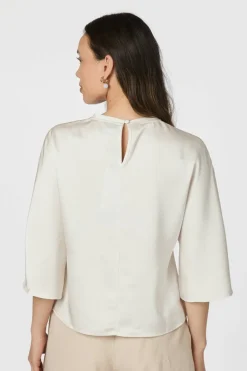 Neo Noir Liora Heavy Sateen Blouse 165567< Bluser & Skjorter