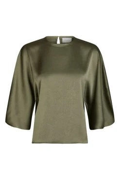 Neo Noir Liora Heavy Sateen Blouse 165567< Bluser & Skjorter