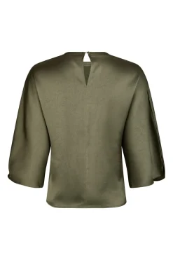 Neo Noir Liora Heavy Sateen Blouse 165567< Bluser & Skjorter