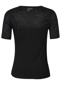 Liberte Lisa Ss Lace Blouse 2 22276< Bluser & Skjorter