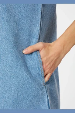 Neo Noir Livo Denim Dress 165706< Kjoler