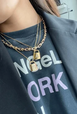 Lock Letters Halskæde*EMM Copenhagen Outlet